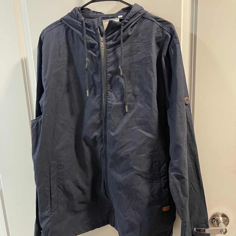 Ben Sherman Size XLMen's Navy Hooded Jacket Very Good Condition